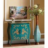Teal Embossed Vase, , large
