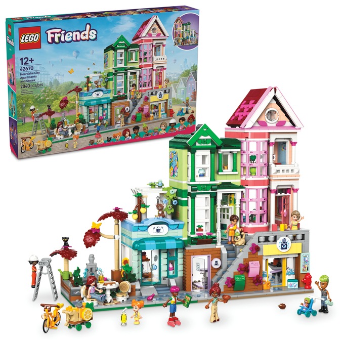 LEGO Friends Heartlake City Apartments & Stores, , large