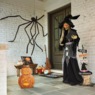 Lit Oversized Spider D&eacute;cor, Black, large