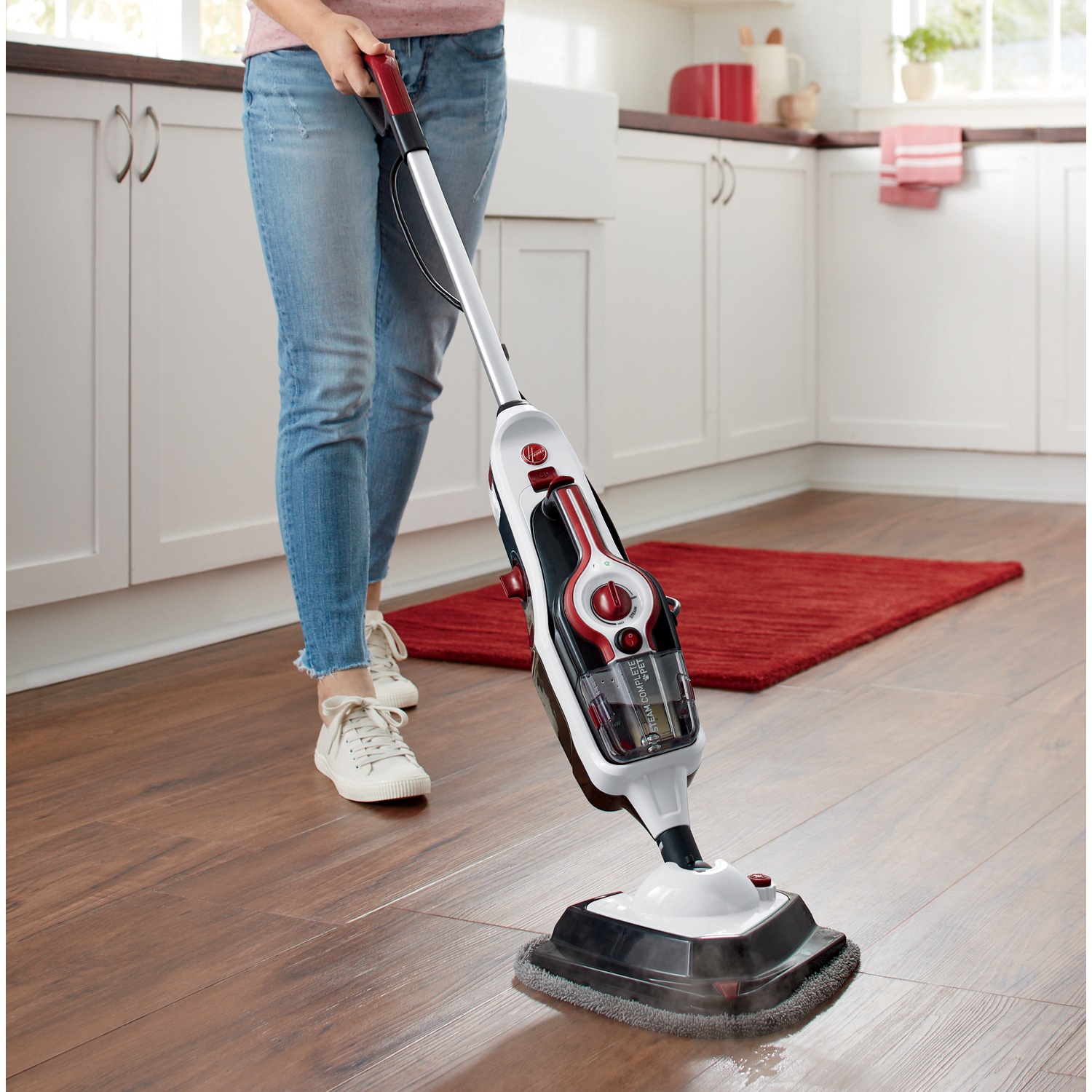 Hoover complete pet steam online mop with removable handheld steamer