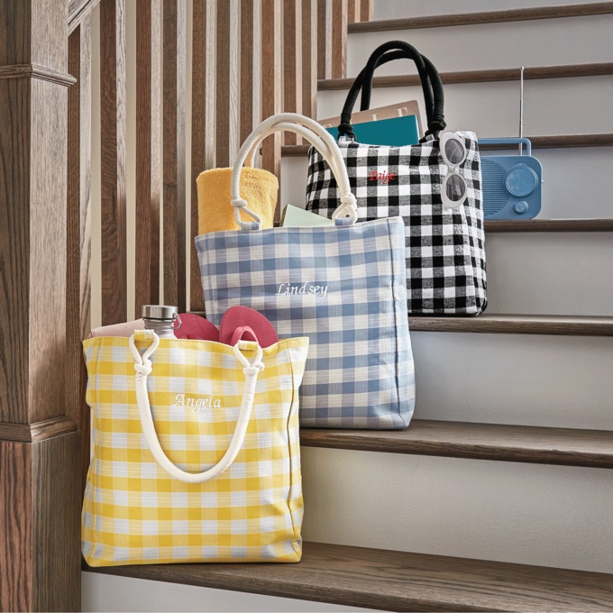 Personalized Farmhouse Tote, , large
