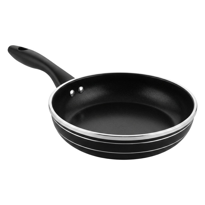 Chef Tested 8-Piece Ceramic Banded Cookware Set by Wards, Black, large