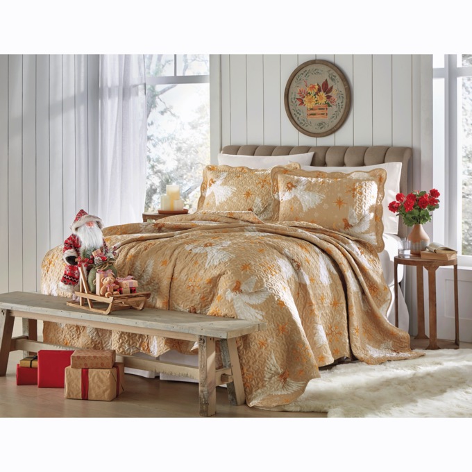 Winter Angels Oversized Quilt, , large
