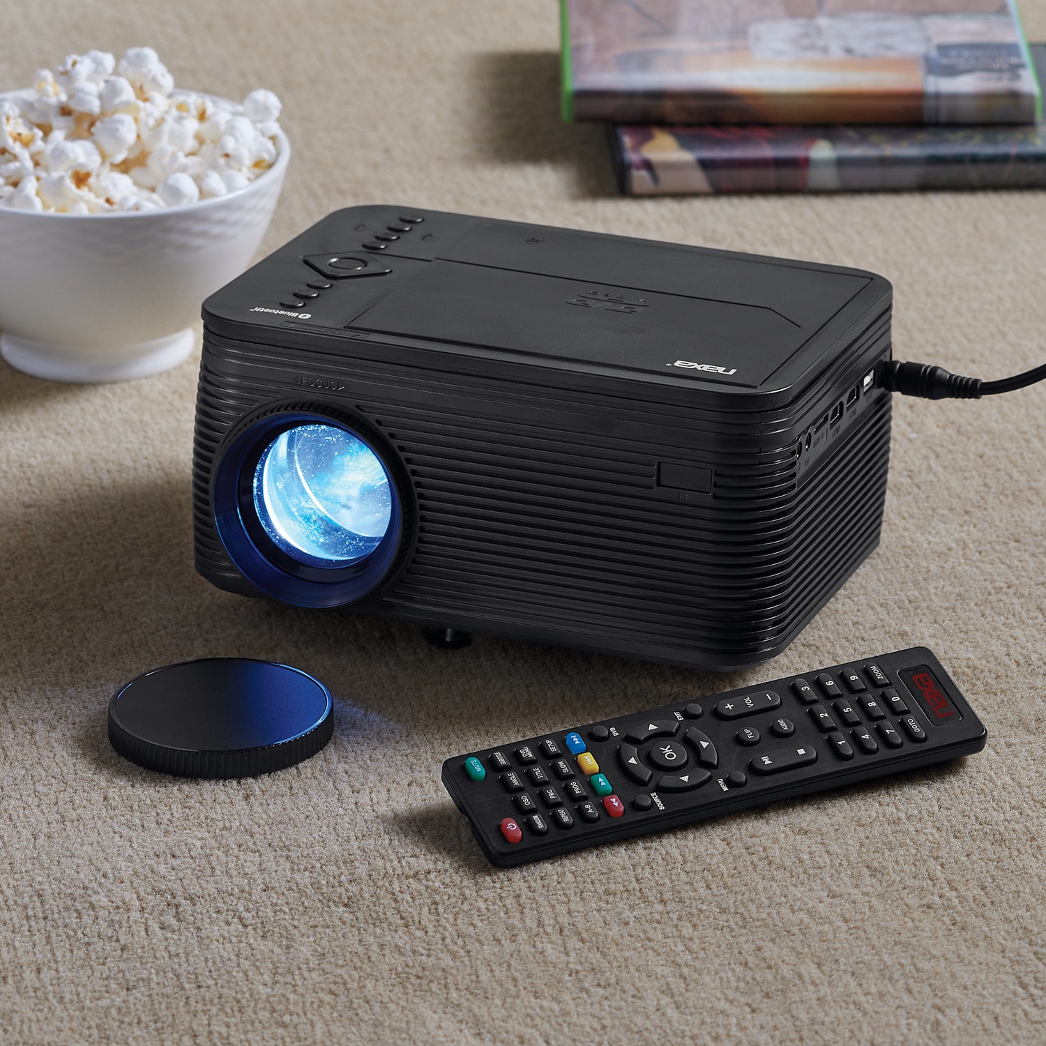 Emerson 150-Inch Home Theater 720p LCD Projector with Built