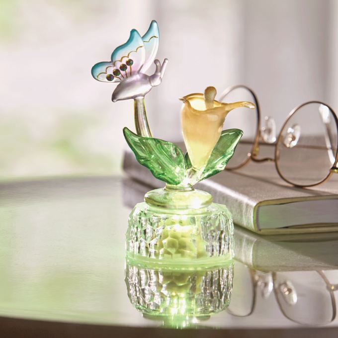 Lit Lily Butterfly Figurine, , large