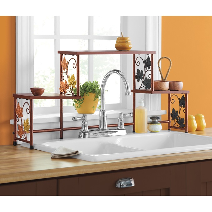 Tall over top the sink shelf