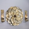 Capiz Flower and Wall Sconce Pair, , large