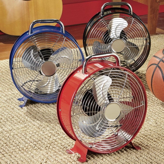 Cool Retro Metal Drum Fan Ginny S