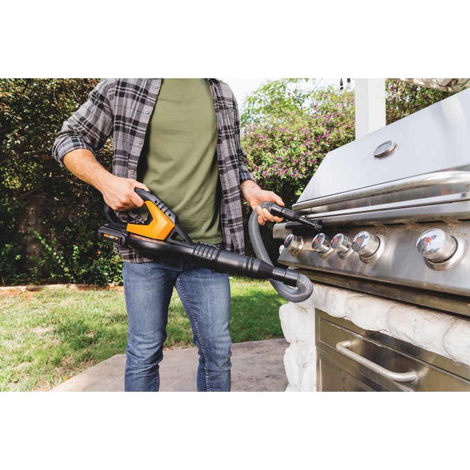 Worx 20V Power Share Cordless Leaf Blower/Sweeper, , large