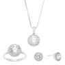 Cubic Zirconia Jewelry Set, , large