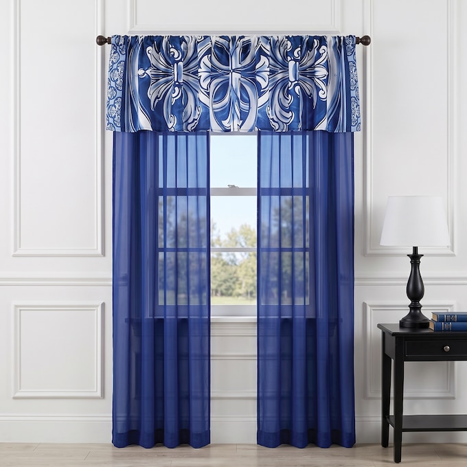Baroque 30-Piece Medallion Comforter Set with Window Treatments, , large
