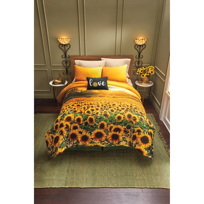 Stained Glass Sunflower-Shaded Wallchiere, , large