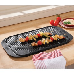 Pre-Seasoned Cast Iron Grill/Griddle, , large