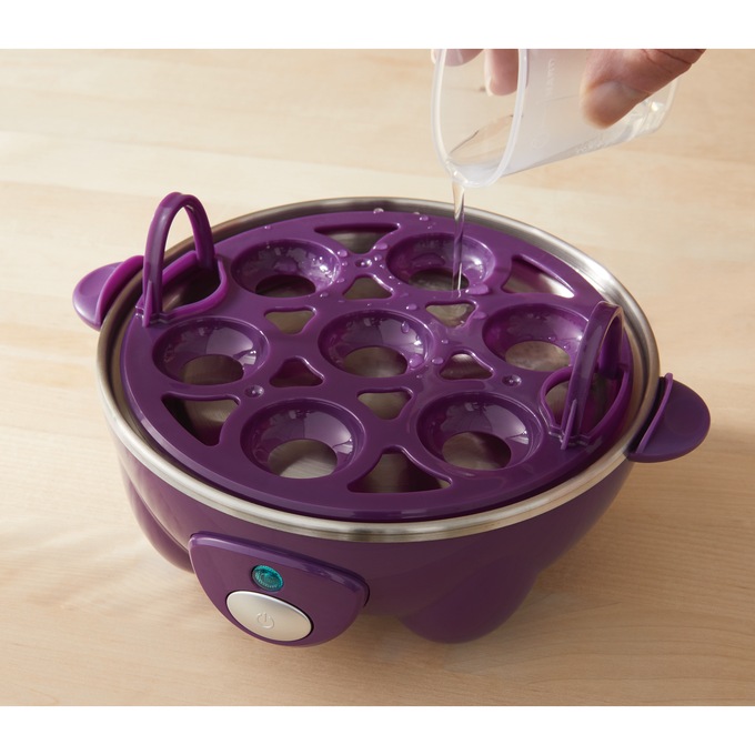 Elite Gourmet 7-Egg Cooker with Timer, , large