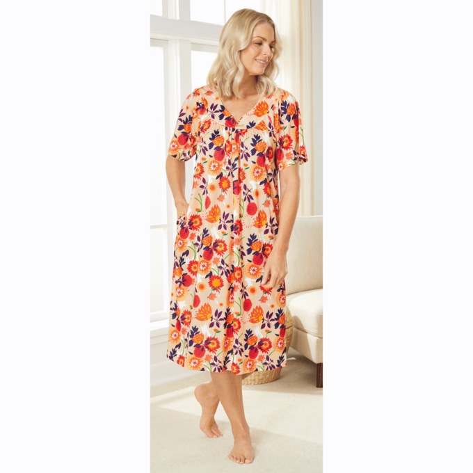 Sweetheart Neck Lounger, Coral Encore, large