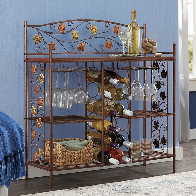 Autumn Leaves Wine Rack, , large
