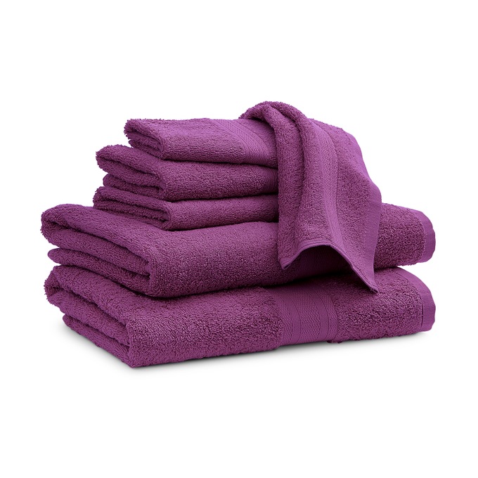 Color Connection® 6-Piece Cotton Towel Set, , large