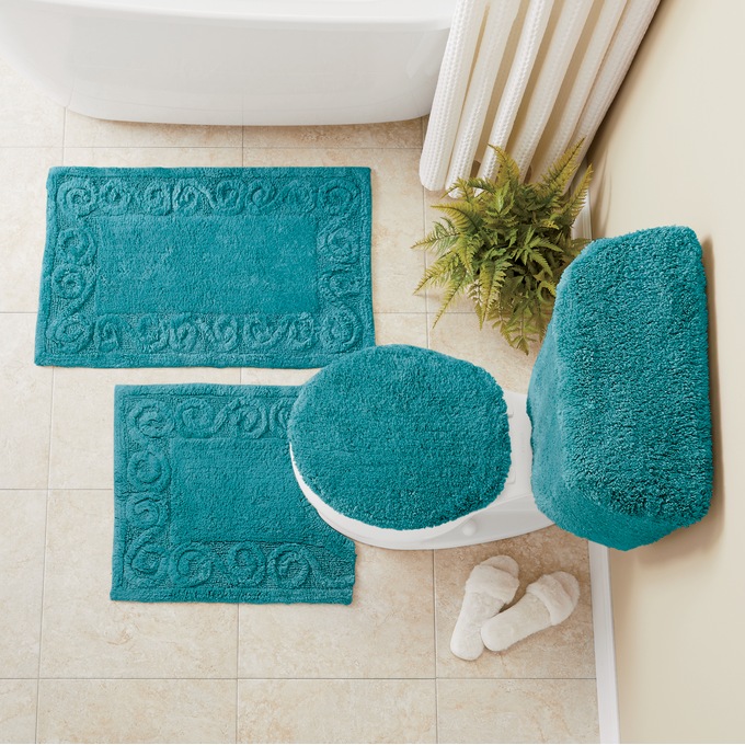 5-Piece Scroll Bath Set, , large