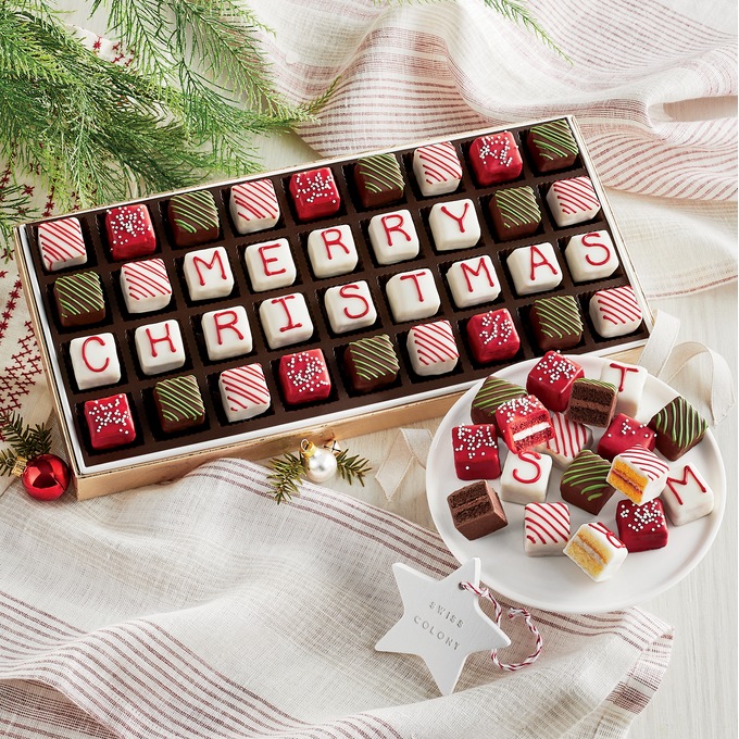 Merry Christmas Petits Fours, , large