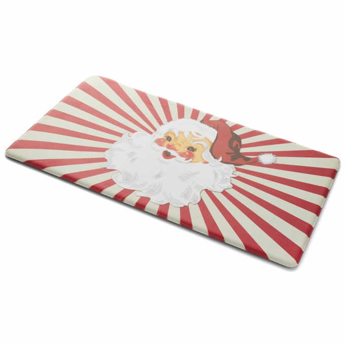 Retro Santa Anti-Fatigue Mat - 18" x 30", , large