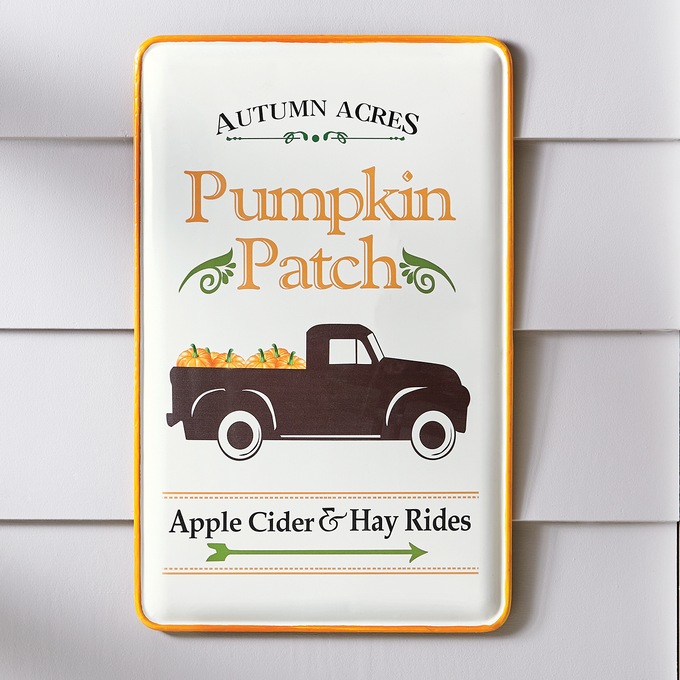 Pumpkin Patch Wall Sign, , large