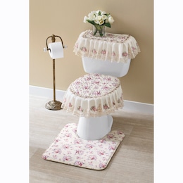 Cottage Rose Bath Set, , large