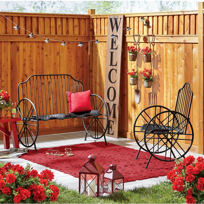 Large Wood Welcome Sign, , large
