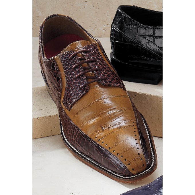 Stacy Adams Talamanco Bike Toe Leather Lace-Up, , large