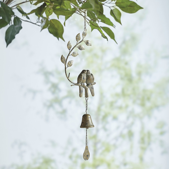Love Birds Wind Chime, , large