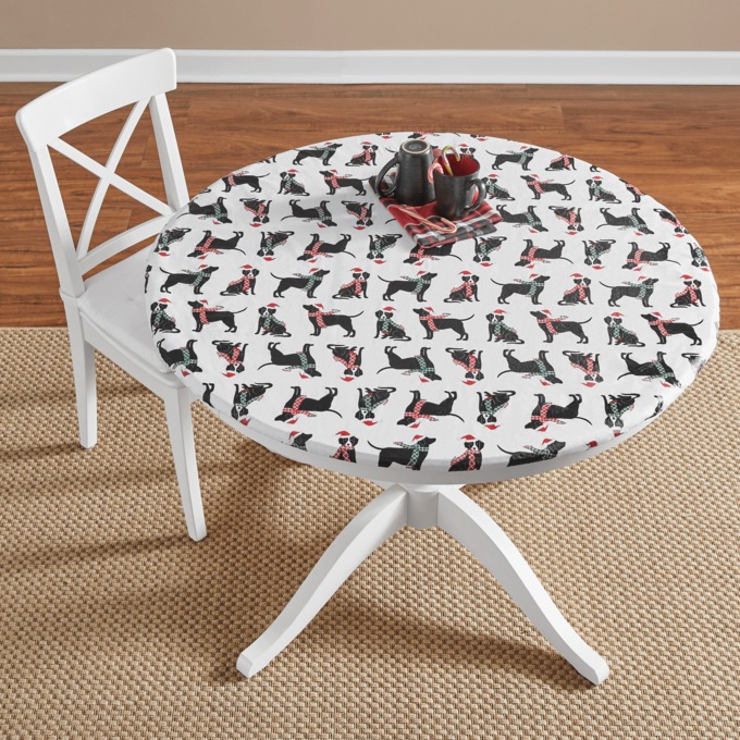 Indoor/Outdoor Fitted Tablecloths, , large