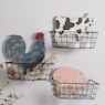 Set of 3 Farm Animal Wall Baskets, , large