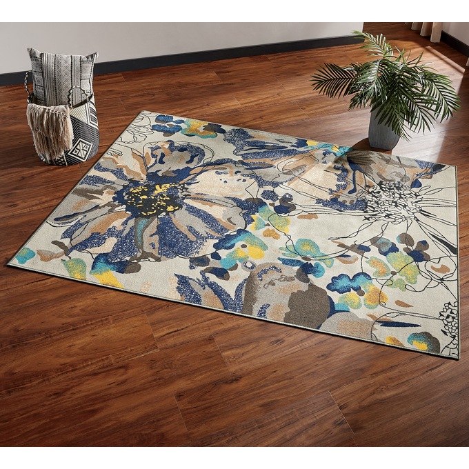 Avora Floral Rug, , large
