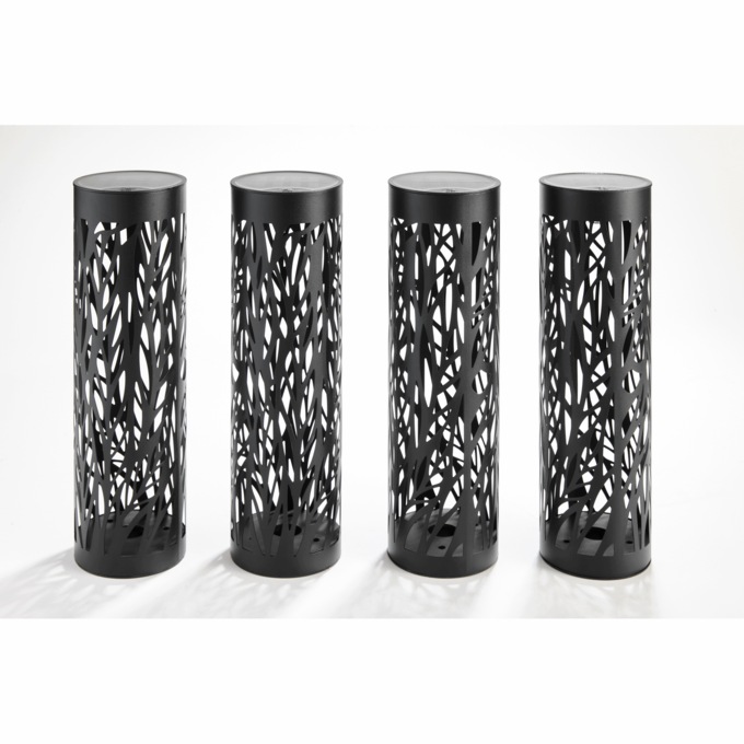 Bell+Howell 4-Pack LED Pathway Solar Lights, , large