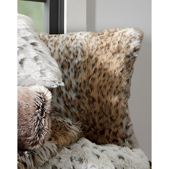Faux Fur Pillow, , large