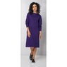 Henley Cotton-Blend Sweatshirt Dress, , large