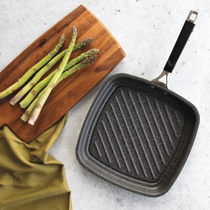 Nordic Ware Verde Ceramic Nonstick Searing Grill Pan, , large