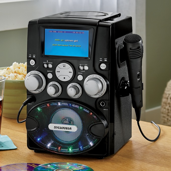 Sylvania Karaoke with LCD Screen, , large