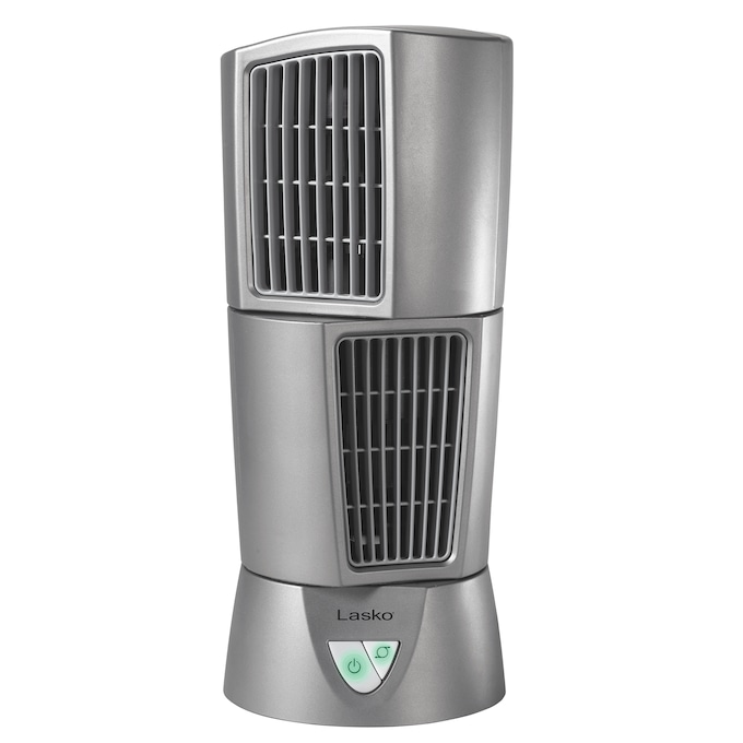 Lasko Twist-Top Tower Fan, Gray, large