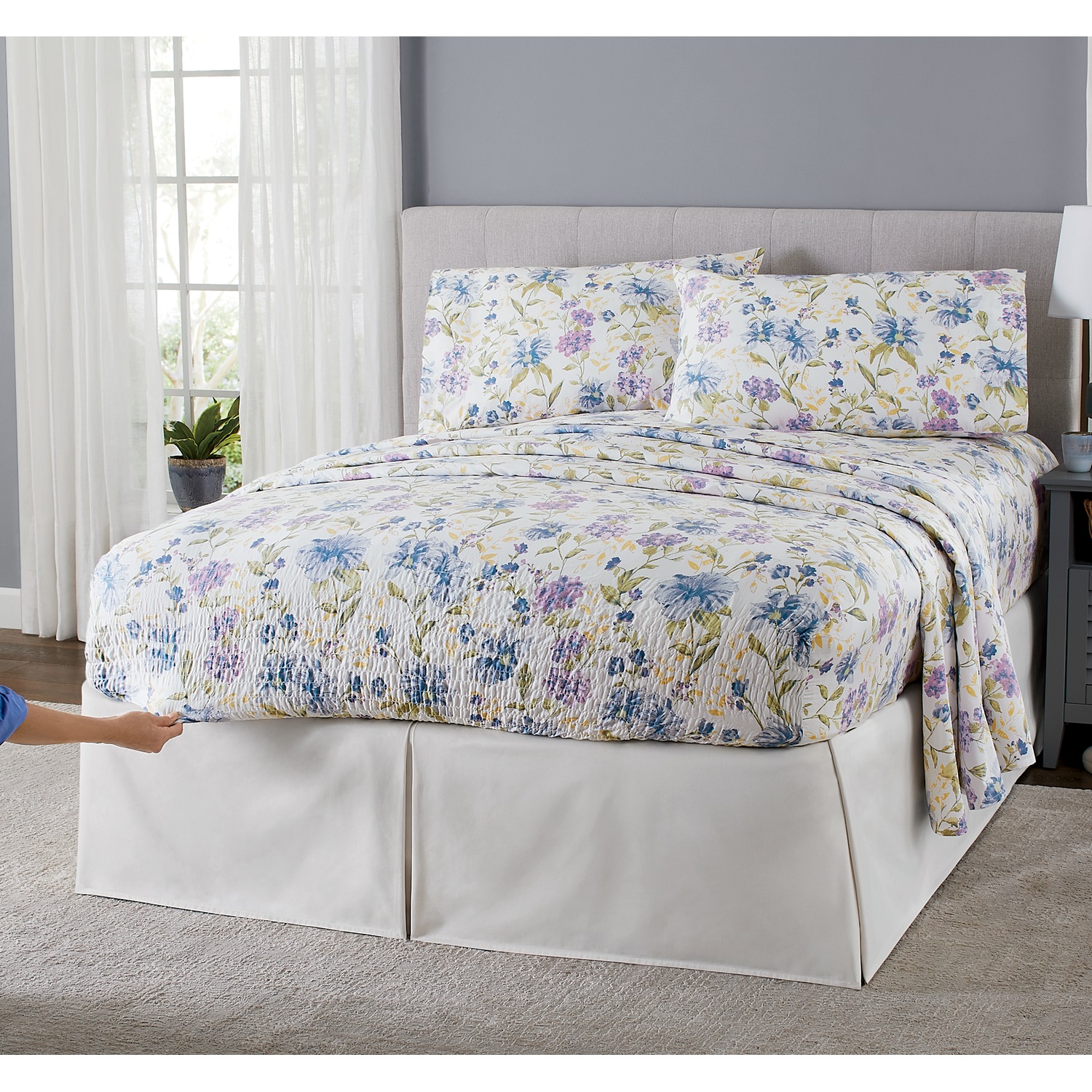 Bed Tite 300Thread Count Printed Sheet Set Ginny's