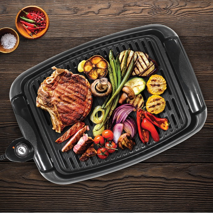 Elite Gourmet Nonstick Electric Grill