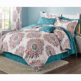 Melody Complete Bed Set, Pillow and Window Treatments, , large