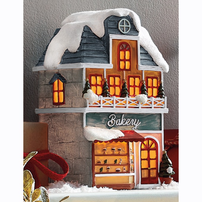 Lit Christmas Town, , large