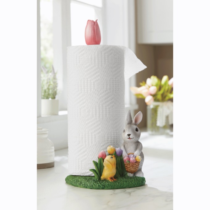 Bunny paper towel holder deals