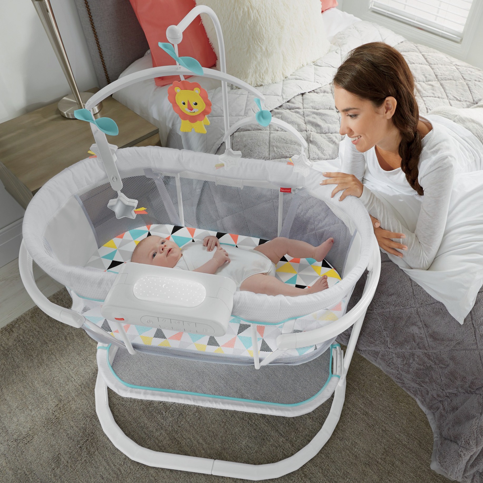 fisher price motion bassinet