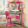 Corner Desk, Pink, large