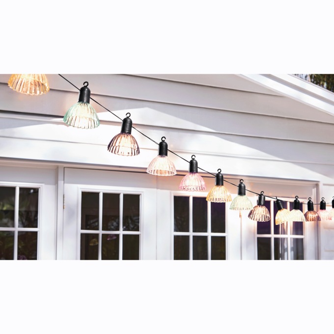 Solar Lampshade String Lights, , large