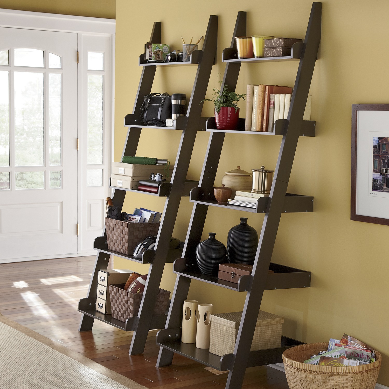 Ladder Shelf | Ginny's Dust with soft, dry cloth.