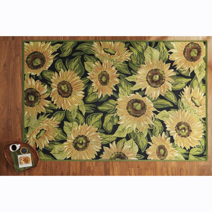 Marina Sunflower Indoor/Outdoor Area Rug, , large