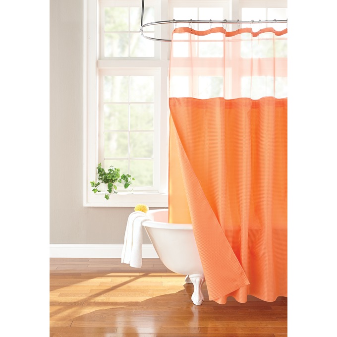 Shower Curtain With Snap On Liner Ginny S