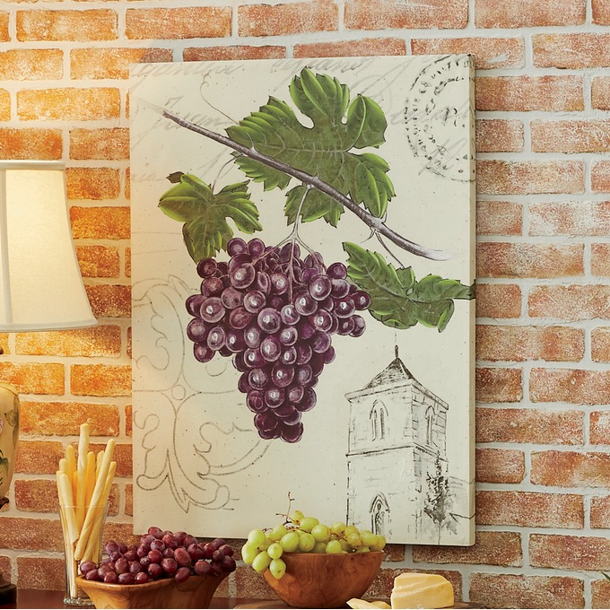 French Grapes Canvas, , large